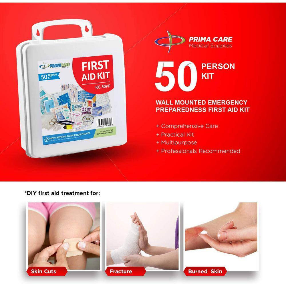 237-Piece 50-Person OSHA Poly First Aid Kit