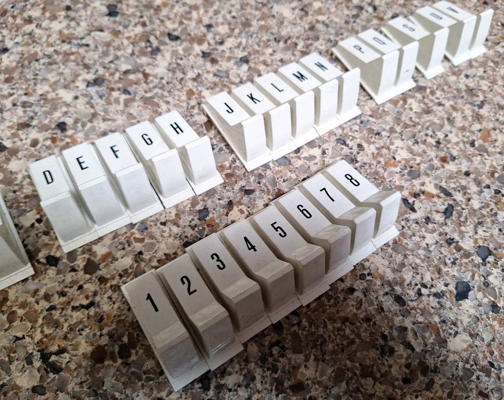 Unknown Jukebox Selection Buttons White Plastic