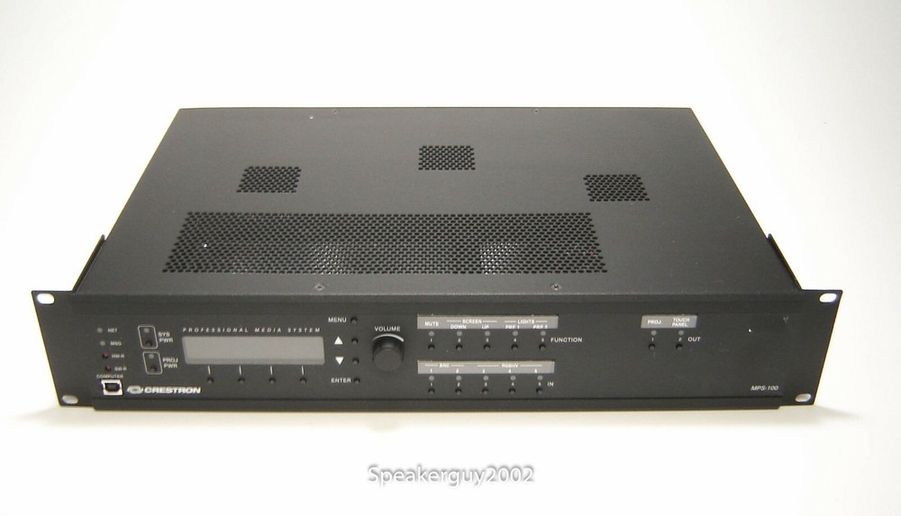 Rack Mountable Crestron MPS-100 / Multimedia Presentation System / 4456879 -- CC