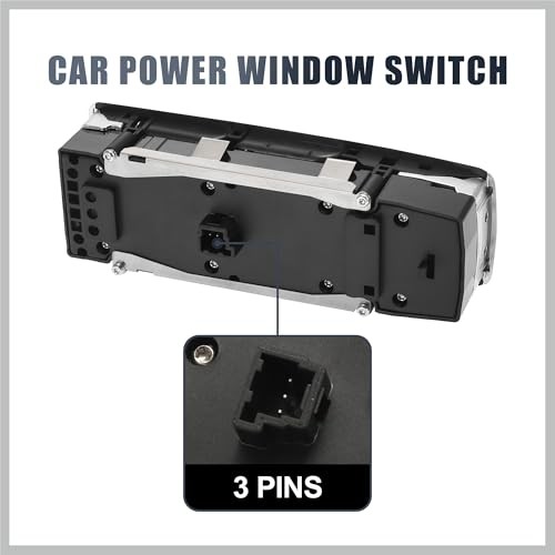 Front Master Driver Side Power Window Switch 1669054400 Replacement for