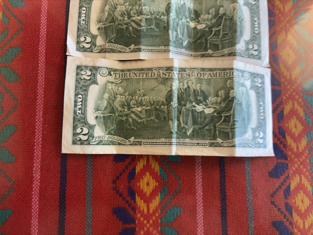 Thomas Jefferson $2 dollar bills