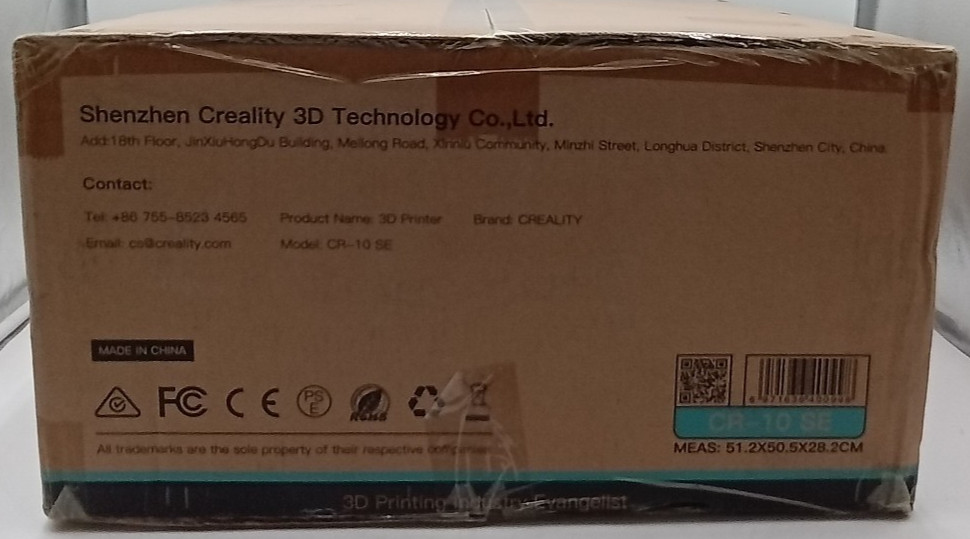 Creality CR-10 SE 3d Printer