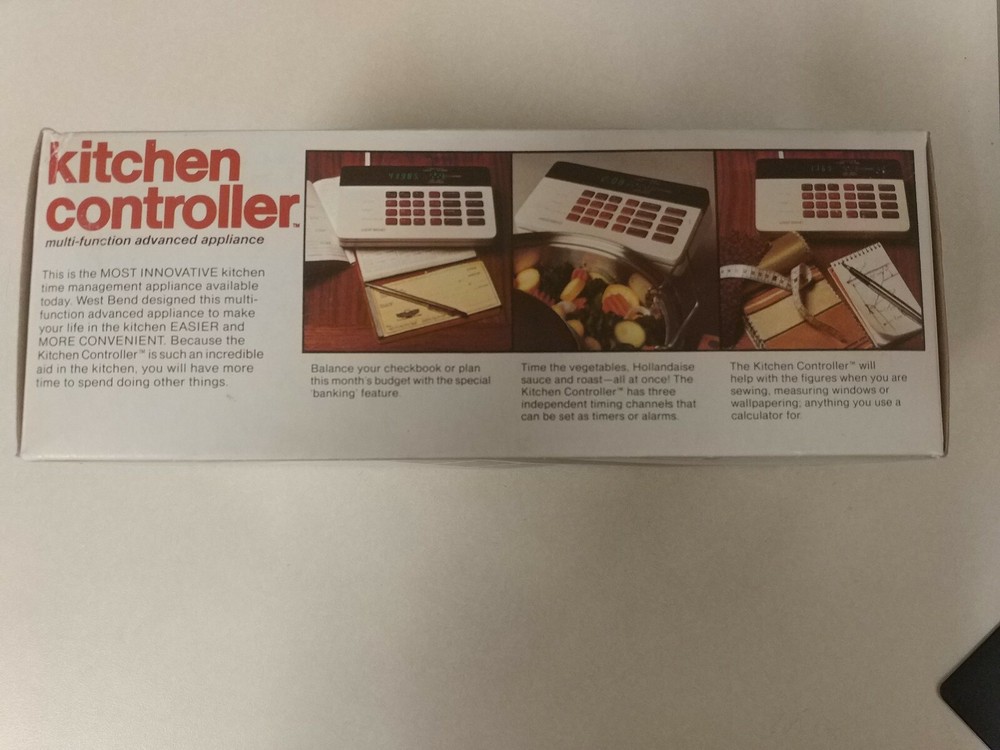 Vintage West Bend Kitchen Controller! Mult-function Advanced Appliance! NICE!