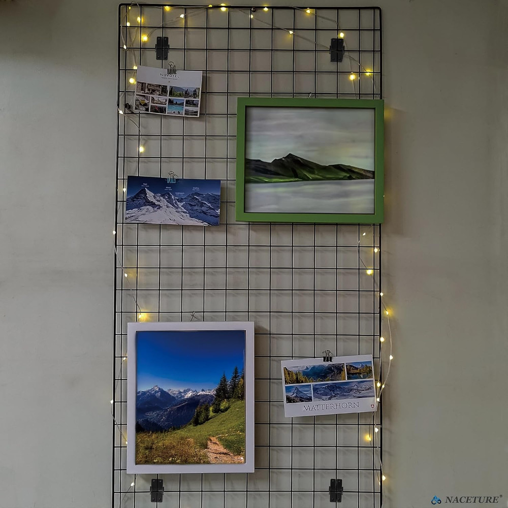 Grid Wall Clips 12 Pack Advanced Gridwall Mount Brackets with Reinforced Double