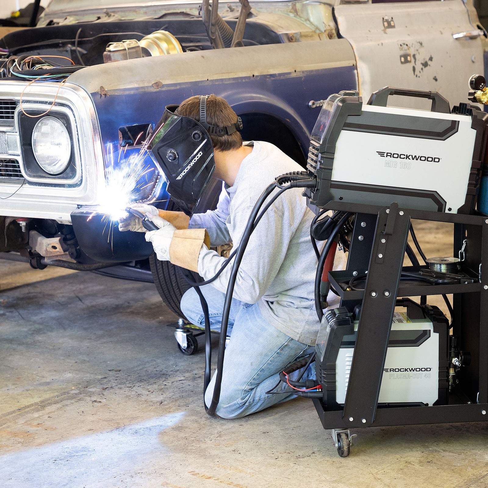 Rockwood MIG 160 Multi-Process Flux Core MIG Welder