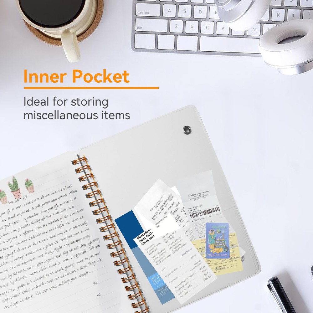 4 PCS Small Spiral Notebook 5x7, Spiral Journal Notebook, Notebooks for Work,...