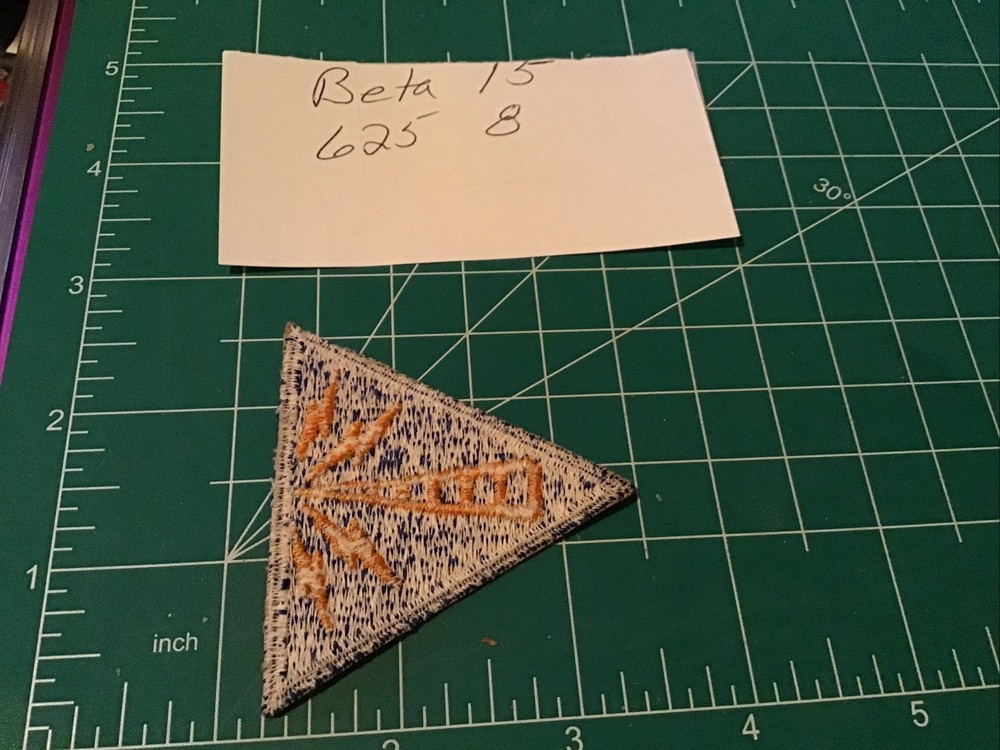 WW2 Air Force Communications Specialist Patch Snow Back