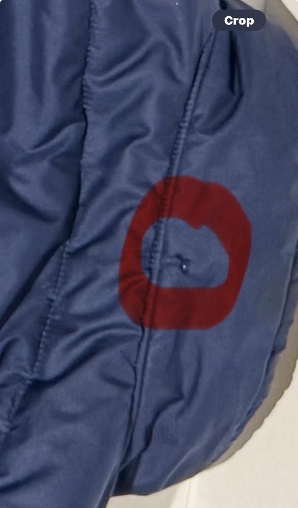 The North Face Reversible Mount Chimbo Jacket Boys Large Blue & Brown