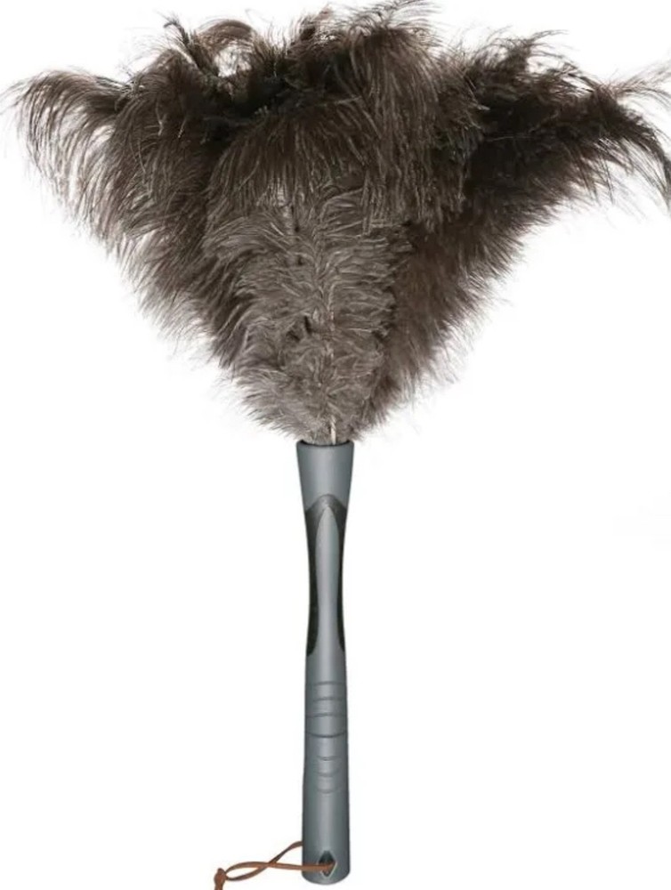 Midoneat Ostrich Feather  22” Duster (Black）