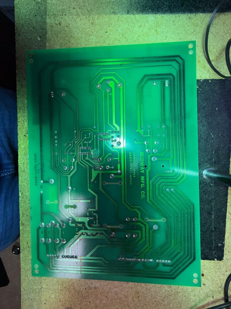 Williams / Midway Arcade PCB Lot – Gorf / Pac-Man, Power Supply, Filter,Untested