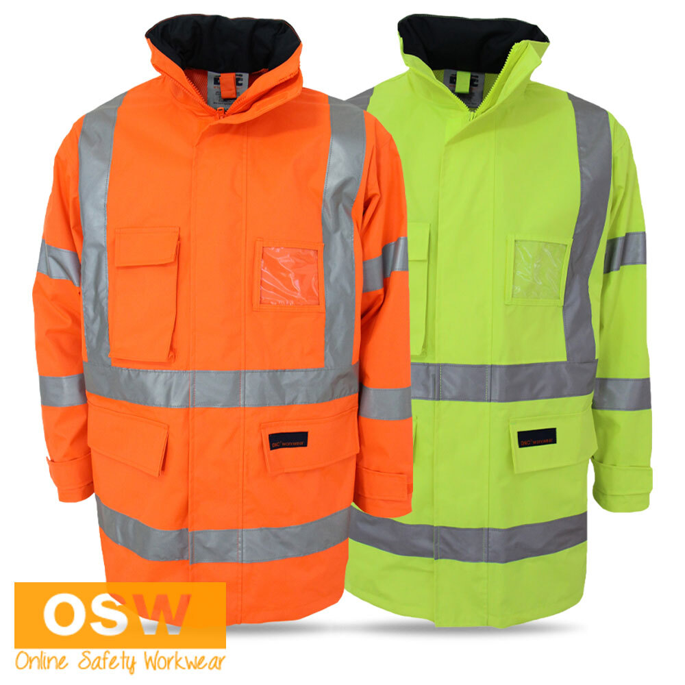 H - Pattern Orange/Navy, Yellow/Navy Jacket Biomotion Traffic Controller 3961
