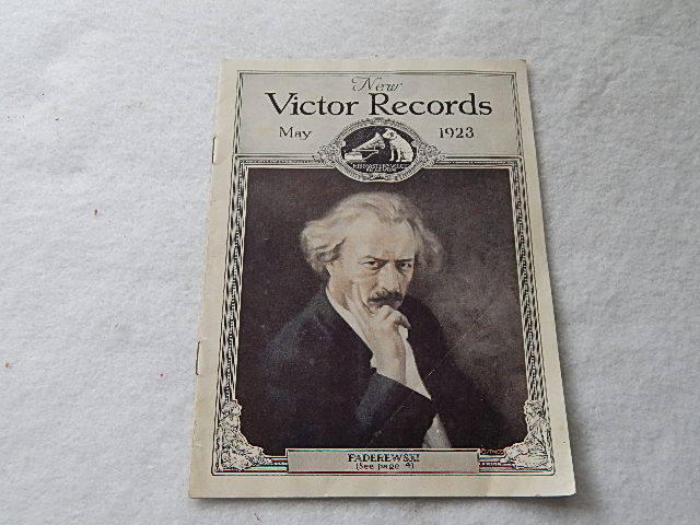 New Victor Records Booklet-January 1923