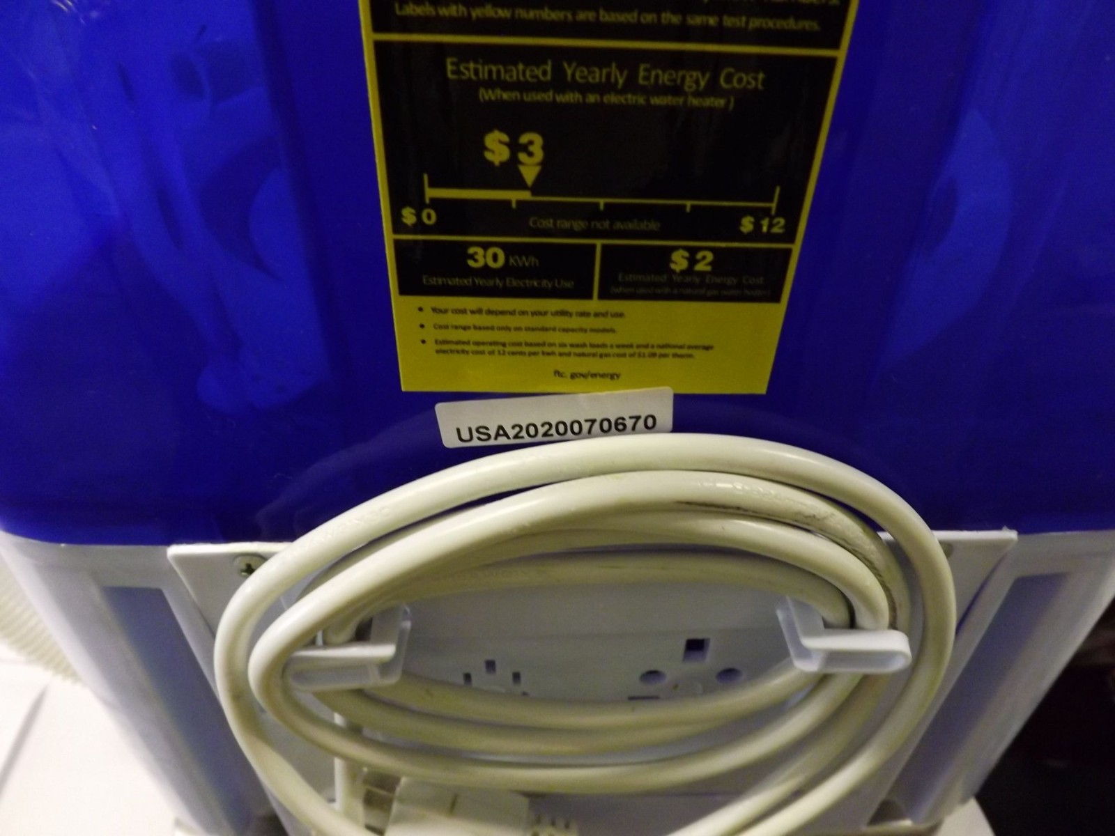 BUBBLEBAGDUDE 5 Gallon Bubble Wash Machine XPB201208A Compact Laundry Camping