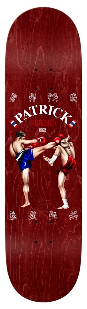 Real Patrick Praman Muay Thai 8.5 Skateboard Deck