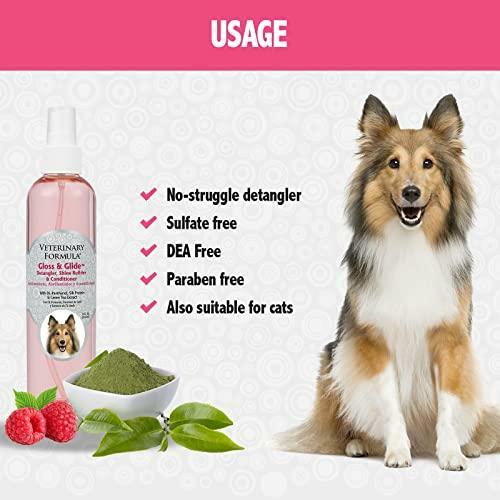Veterinary Formula Solutions Gloss & Glide Detangler, Shine Builder, Conditioner