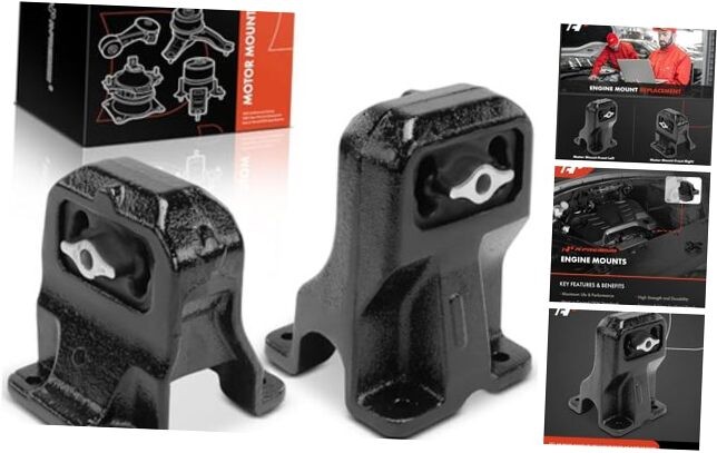 2PCS Front Left and Right Engine Motor Mount Set Compatible with Dodge Ram