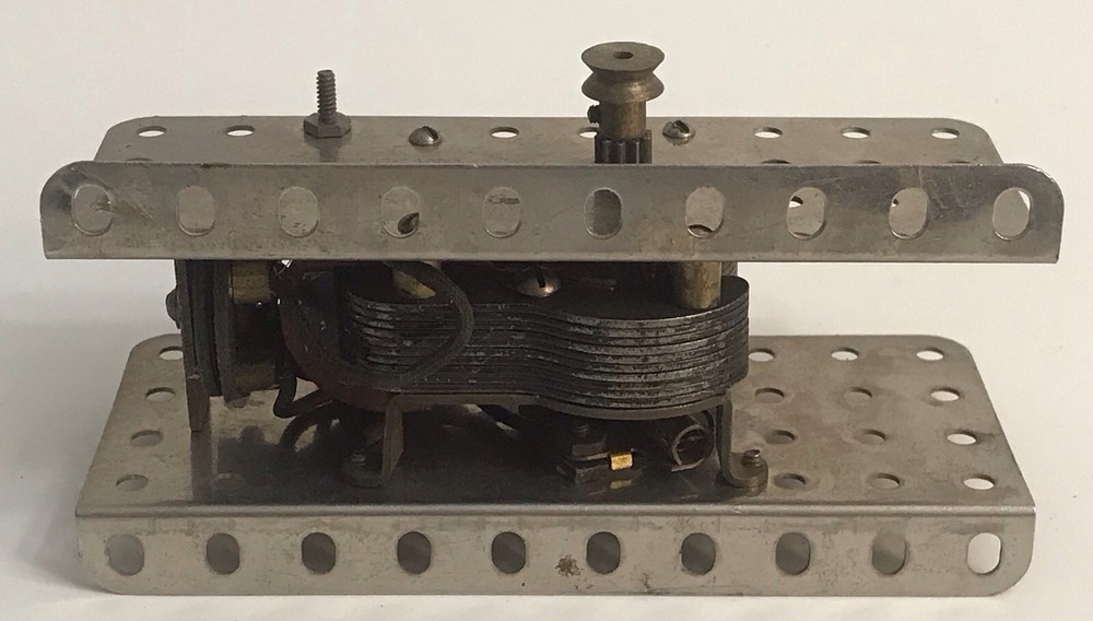 MECCANO E2 Erector Electric Motor w/Switch 1920's Vintage