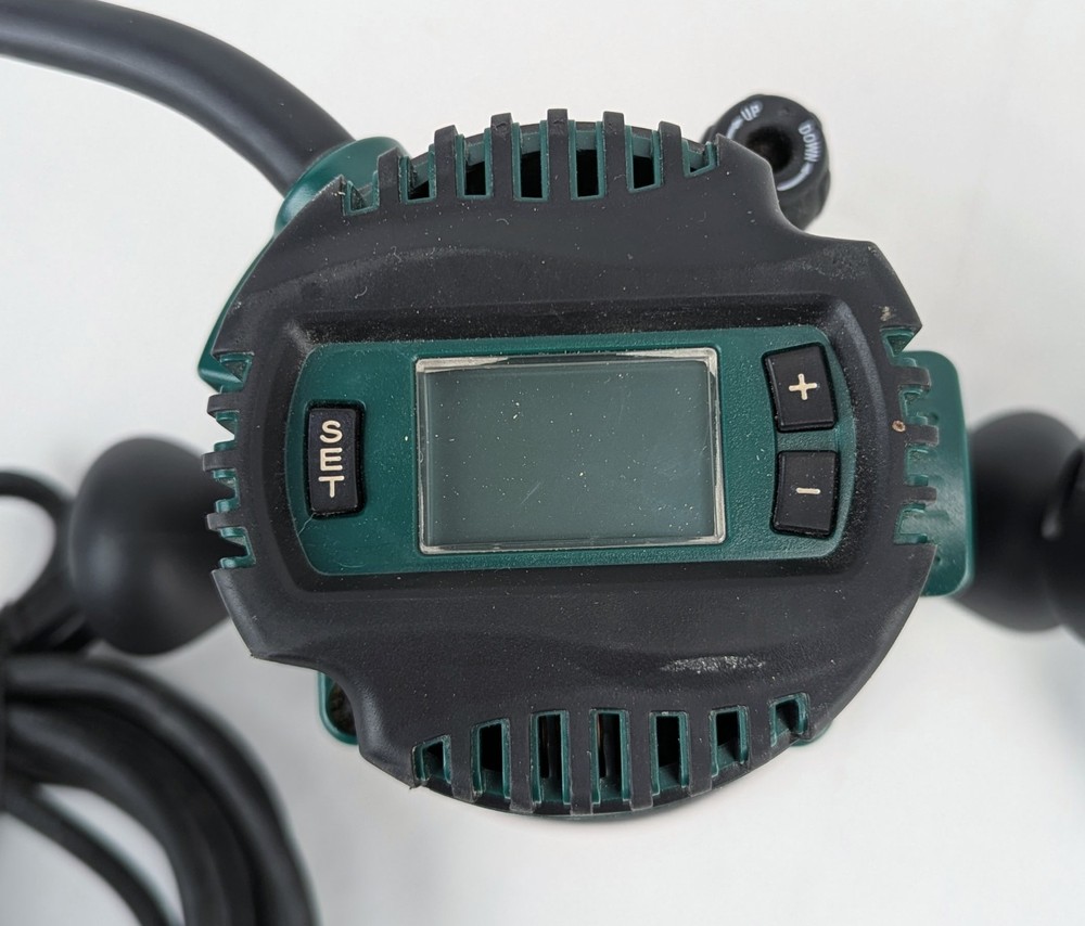 Masterforce 2.5 HP Corded Digital Variable Speed Plunge And Fixed Base Router