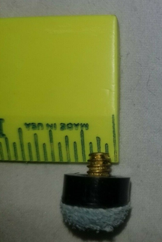 Pool Cue Screw On Tips 6 pk