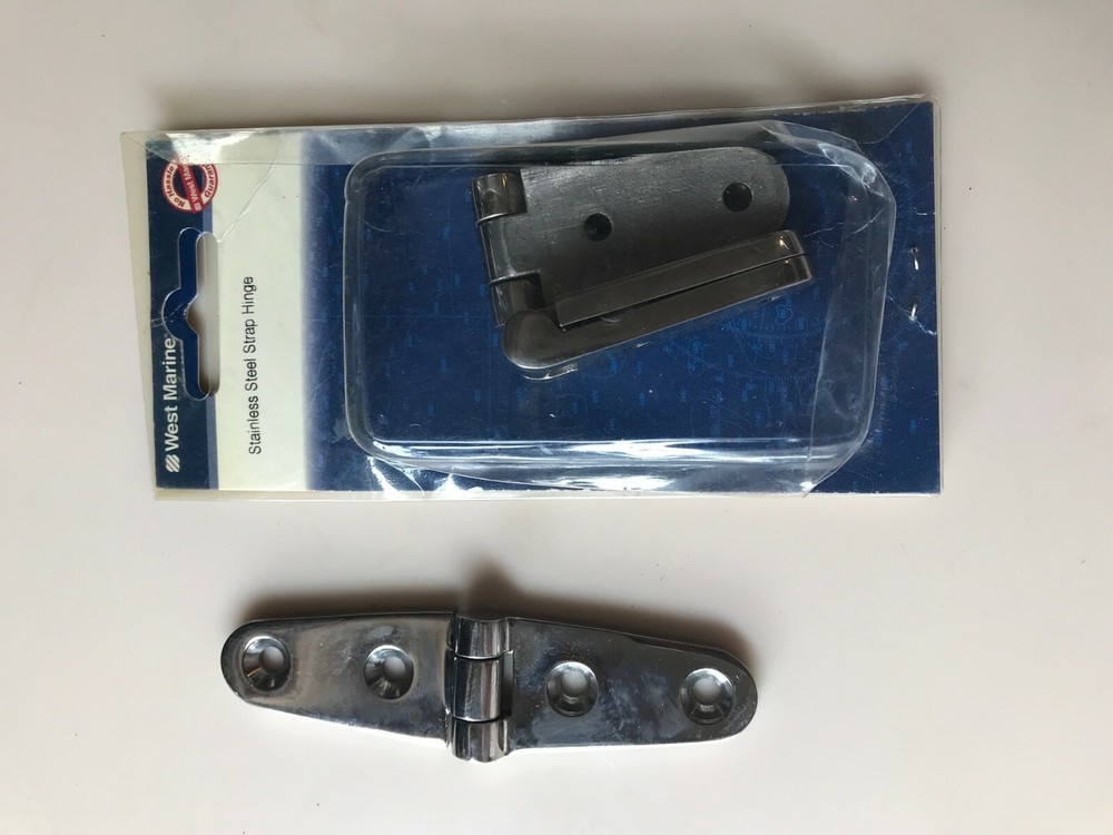 WEST MARINE Heavy-Duty Stainless Strap Hinges