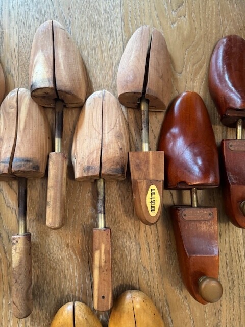 Men's Solid Wood Tree Adjustable Shoe Stretcher Forms - Great condition