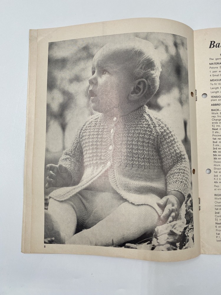 Paragon 100 Childrens Babies Cardigans Vintage Knits Patterns
