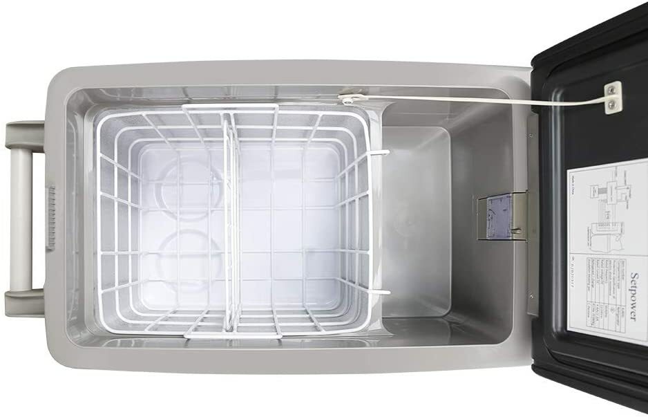 SetPower 31/42/53QT Truck Refrigerator 12V Portable Fridge Freezer With Slide