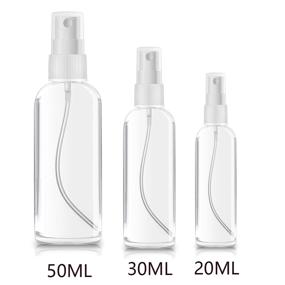 Refillable Bottles Empty Spray Bottle Transparent Plastic Perfume Mini Bottles