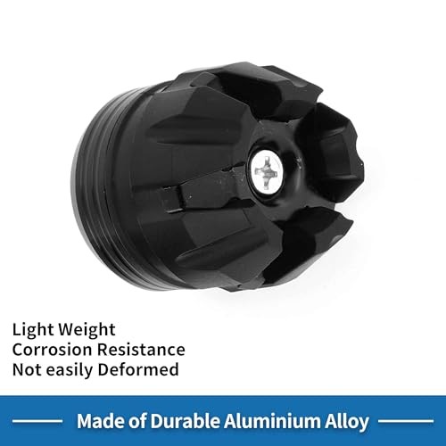 Motorcycle Frame Sliders Front Fork Falling Protection Wheel Crash Black