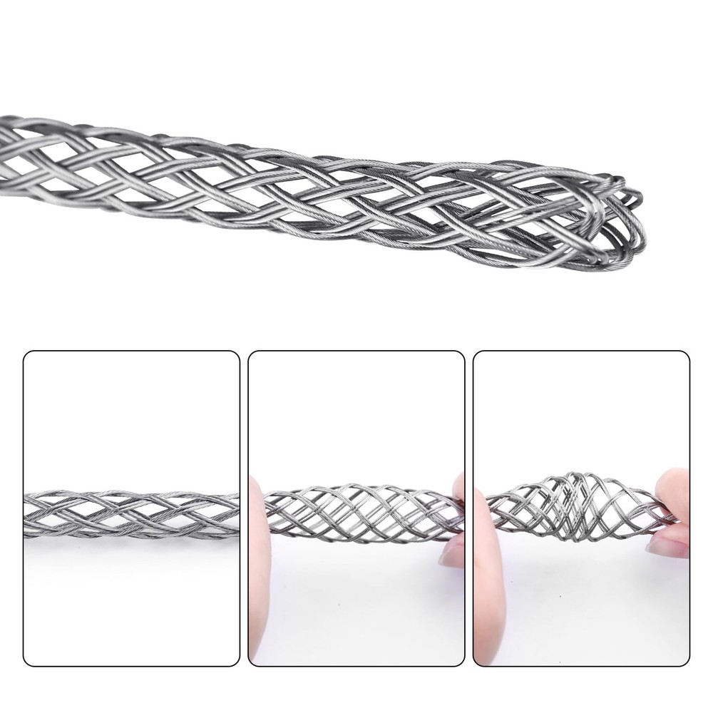 Cable Pulling Sock Grip, Wire Pulling Grip Tools, for Electrical Grips, Light...
