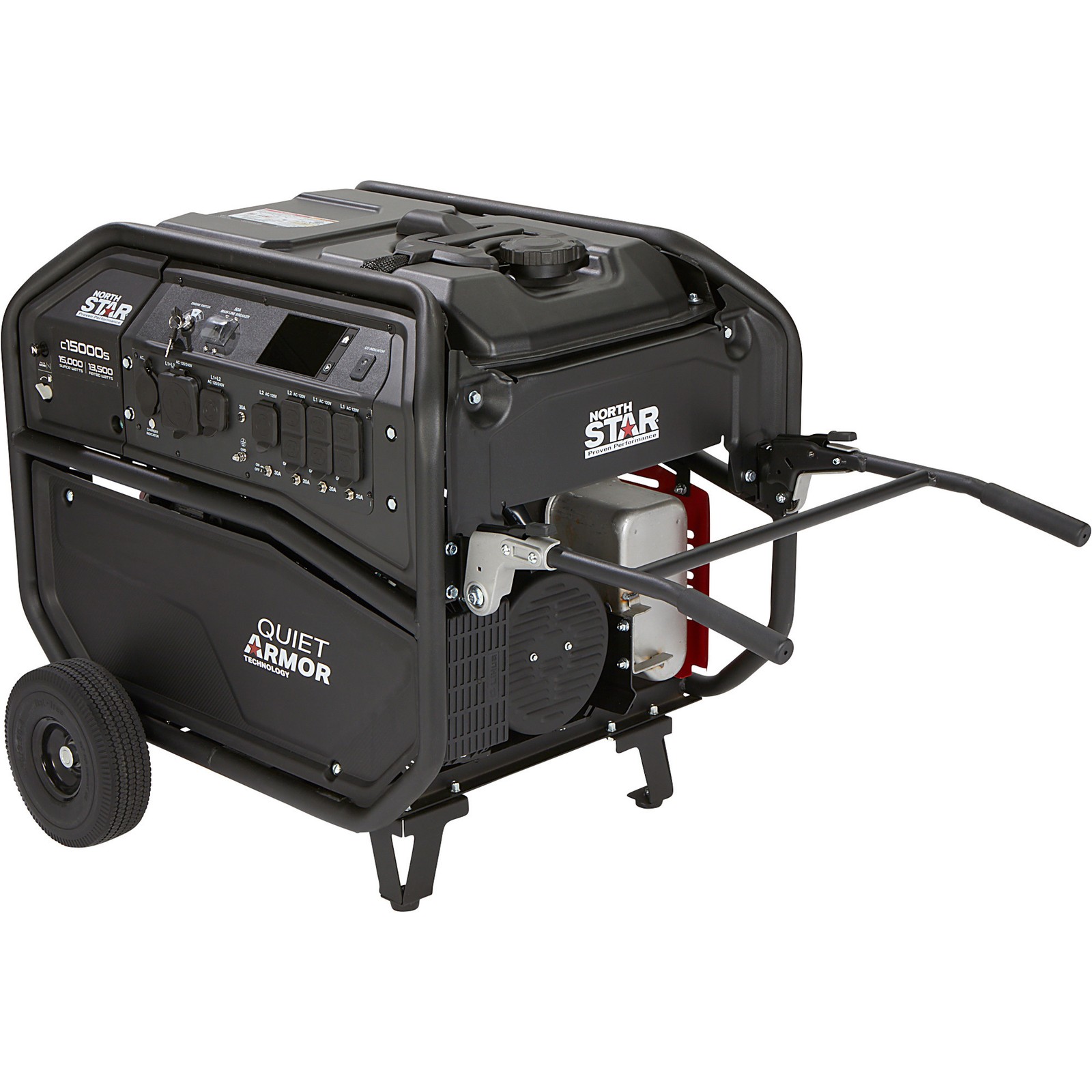 NorthStar Quiet Armor Commercial-Grade Portable Generator, Honda GX690 V-Twin