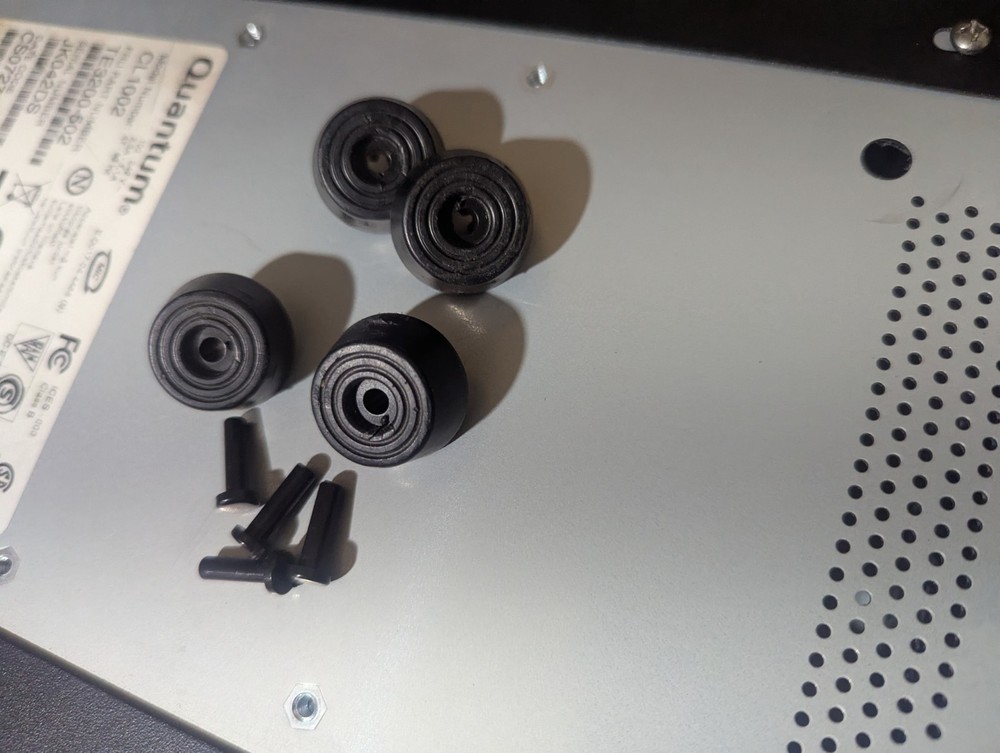 QUANTUM IBM Feet Riser Level Bottom Leg Rubber Pad Peg Stand Insert Part Replace