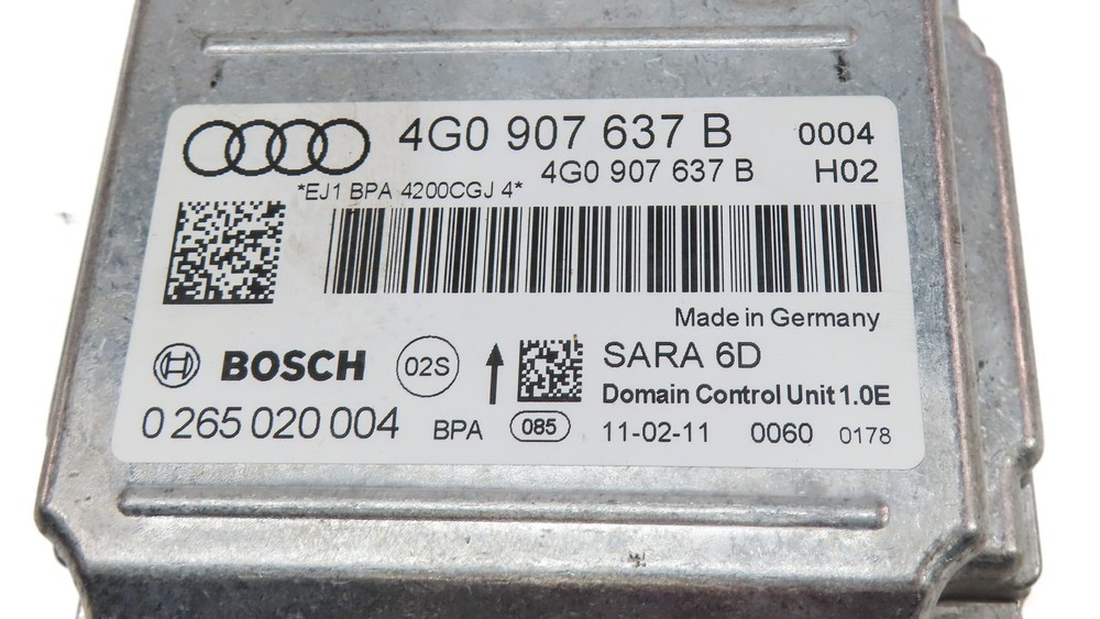 2012 AUDI A7 (C7 4G8) ACCELERATION YAW TURN RATE SPEED CONTROL MODULE