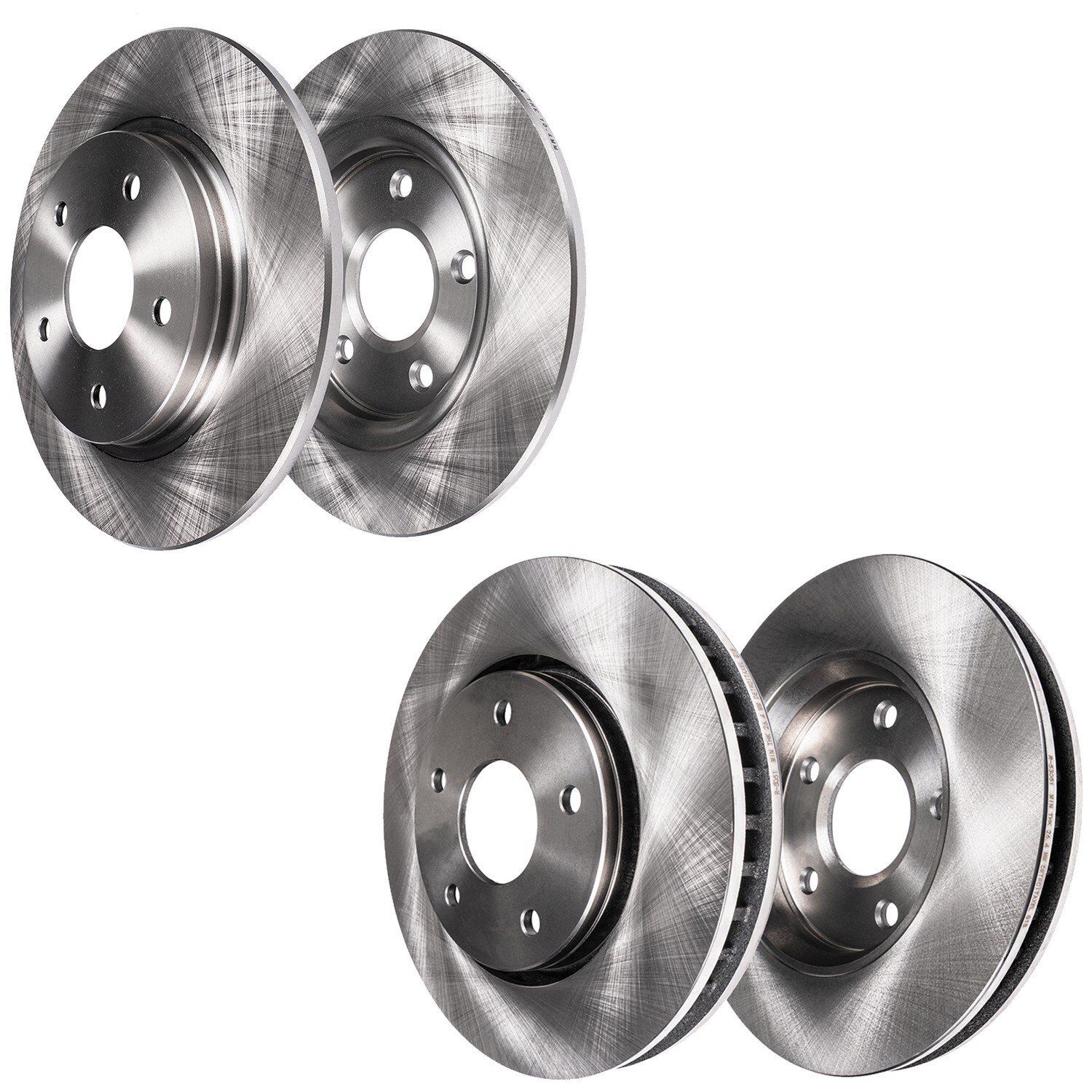 For Chevy Cobalt Malibu Pontiac G5 G6 Saturn Aura Front Rear Rotors Brakes Pads