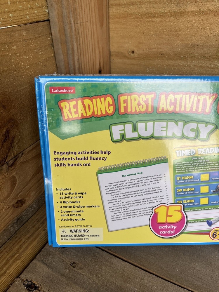 Lakeshore Learning Reading First Activity Center Fluency New 2nd-3rd Grade