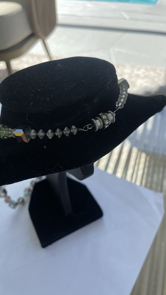 PEACOCK Cube Bead Necklace 5376