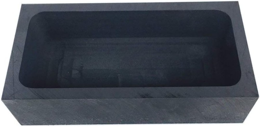 Versatile Graphite Crucible Mold for Melting & Refining Gold Silver - 1kg