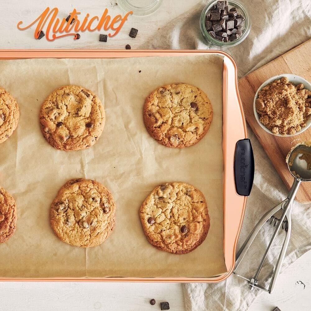 Nutrichef Medium Cookie Sheet -Compatible with NCSBS3S45, NC5PCS (Copper)