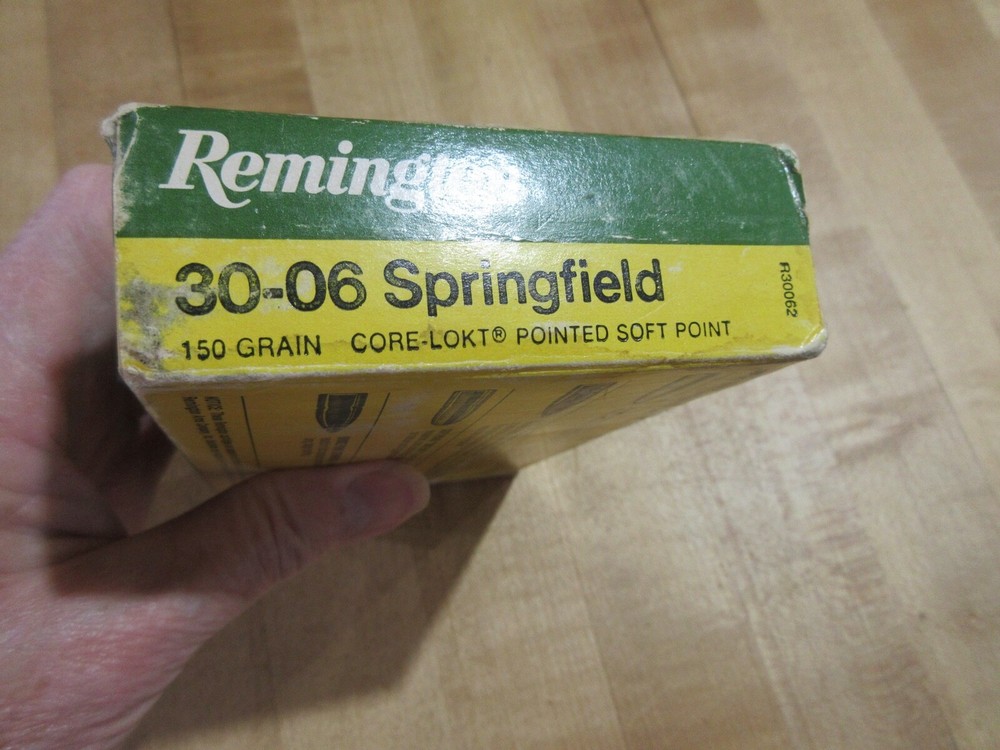 Empty Ammo Box Remington Hi Vel 30-06 Springfield with insert (w15) #24