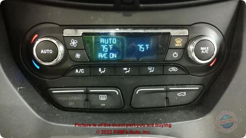 Used A/C Selector Switch fits: 2014 Ford Escape Front automatic temperature cont