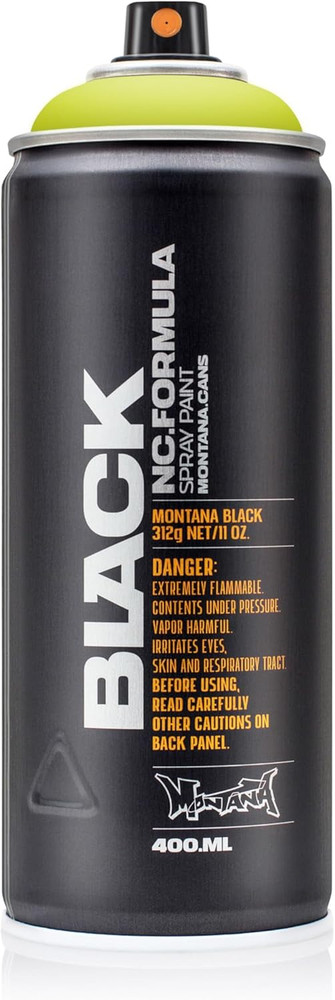 Cans BLACK Spray Paint, 400Ml, Acid