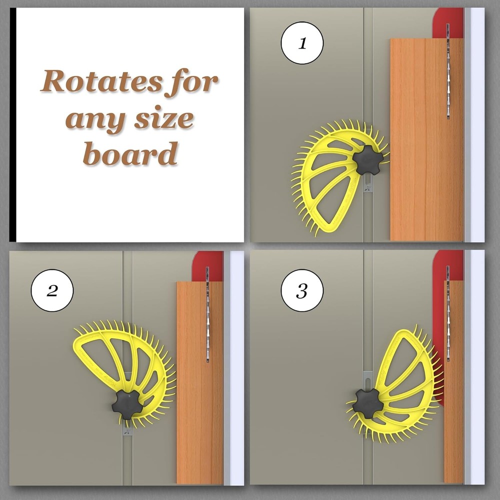 The Hedgehog Featherboard for Table Saws for Quicker, Easier