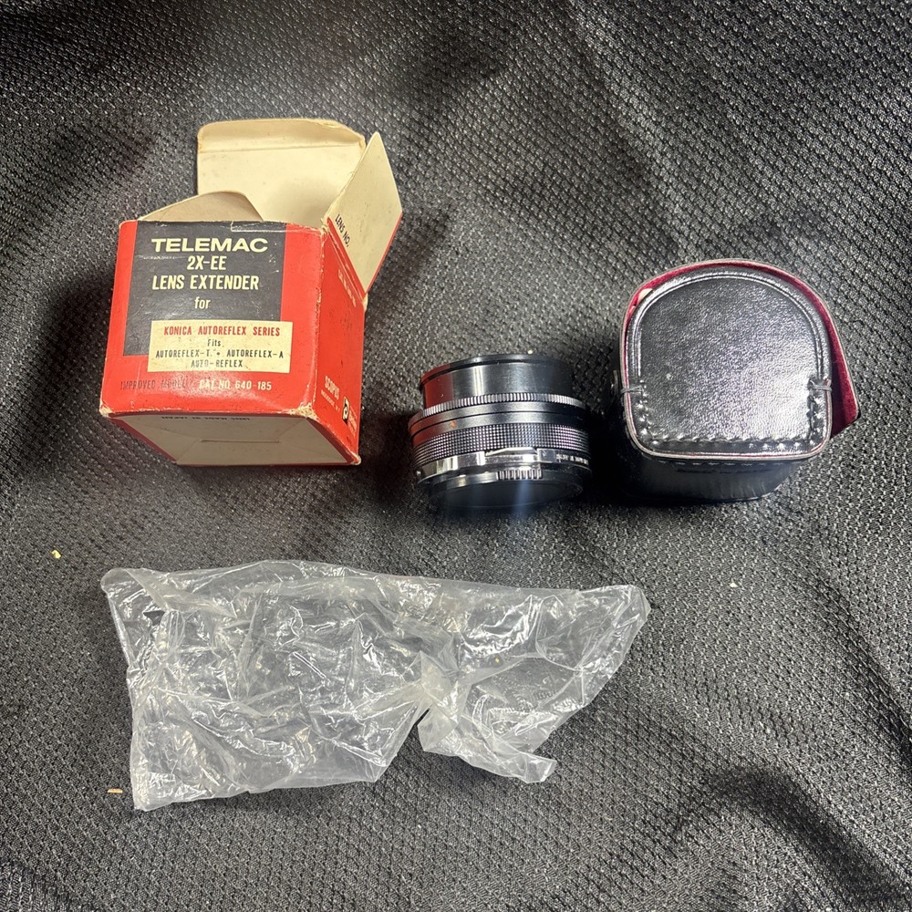 Konica TELEMAC 2X Lens Extender Konica Auto flex Series New In Box
