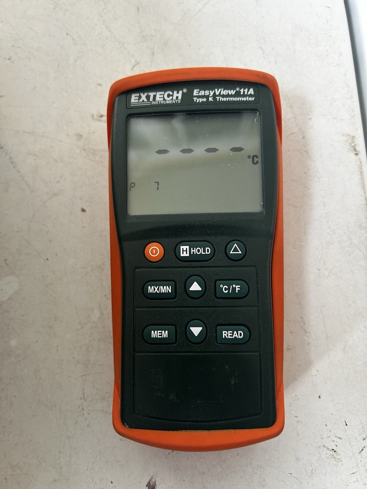 EXTECH INSTRUMENTS EASYVIEW 11A TYPE K THERMOMETER