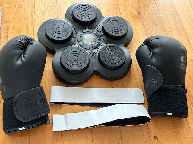 Smart music boxing machine Wall Mount with Gloves