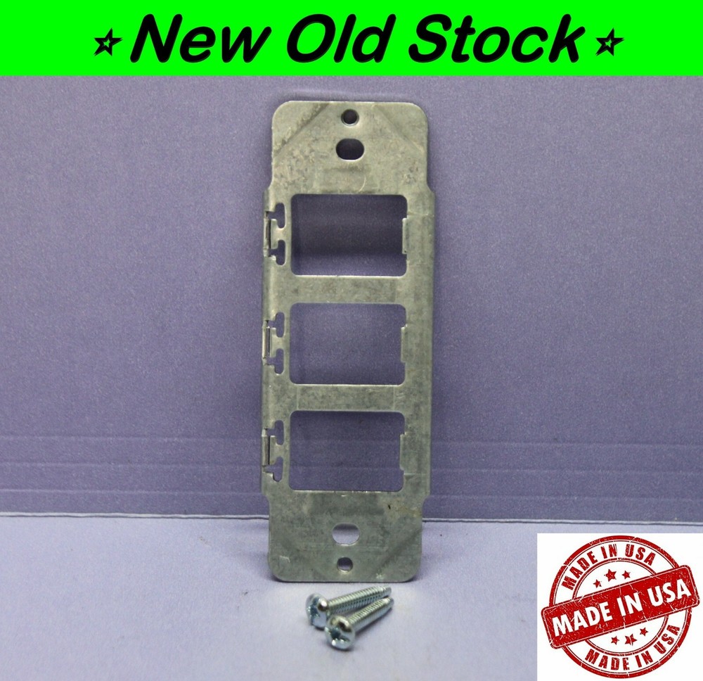 Interchangeable Despard 3-Hole Horizontal Plate/Cover Mounting Strap Bracket