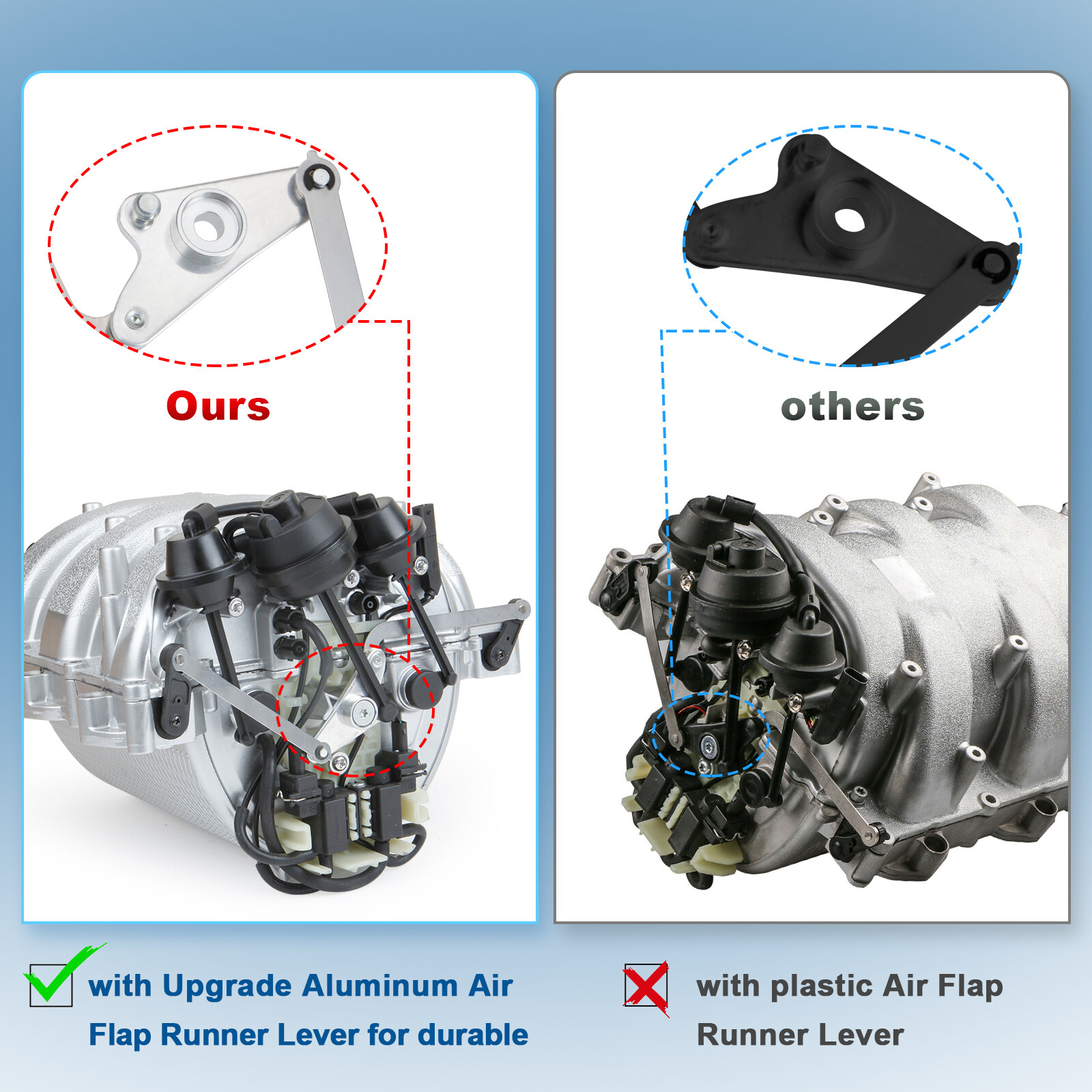 Intake Manifold Assembly for Mercedes-Benz C280 E350 CLK350 GLK350 SLK350 ML350
