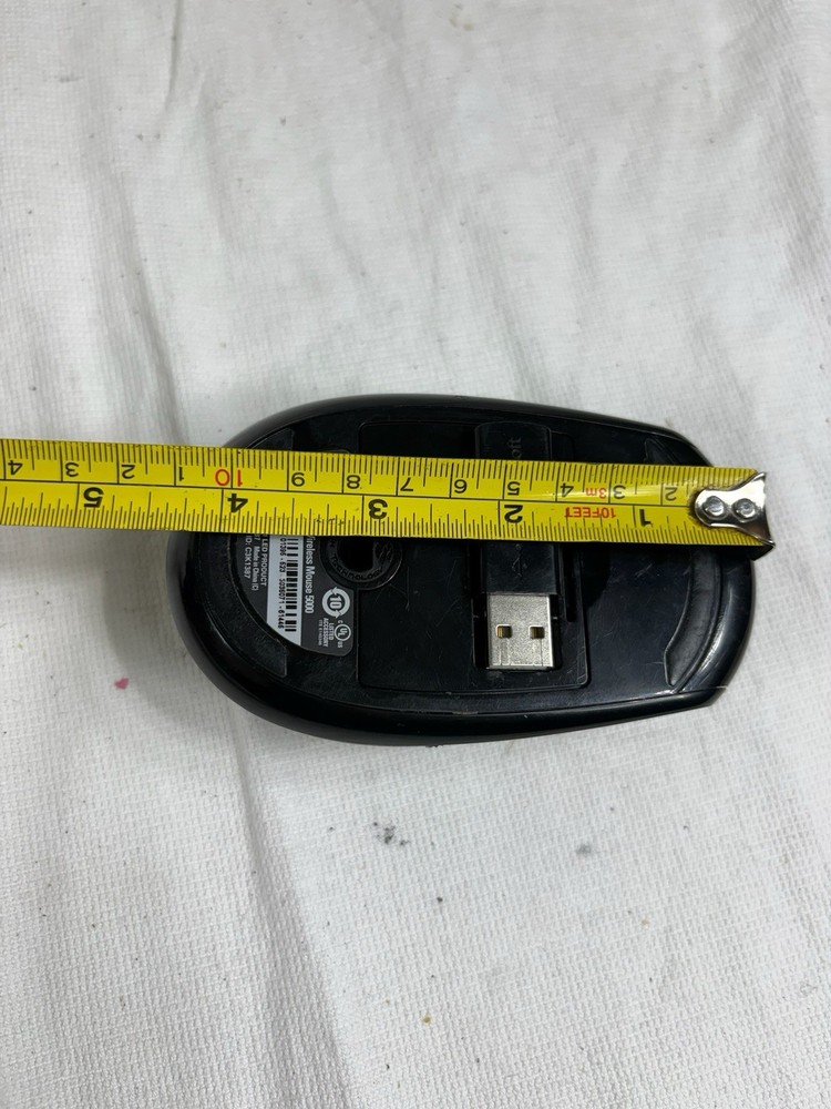 Microsoft Wireless Mouse 5000 w/ USB Dongle Model:1387 Sticky Soft-Touch