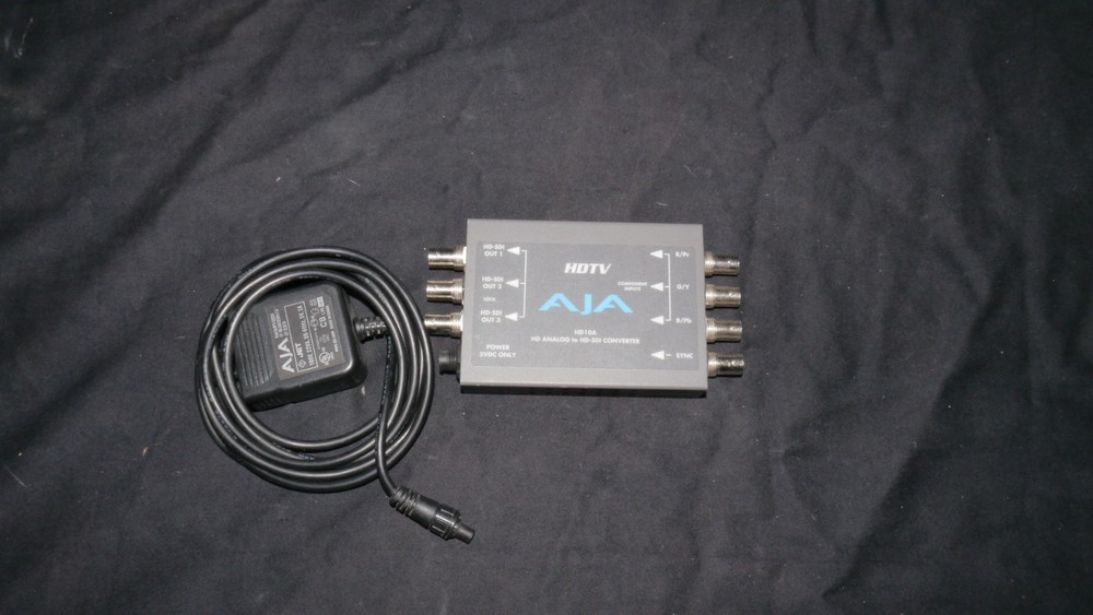 AJA HD10A Mini convertor with AJA power supply