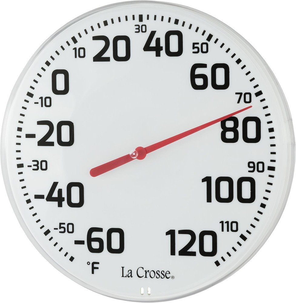 8 In. round Dial Thermometer